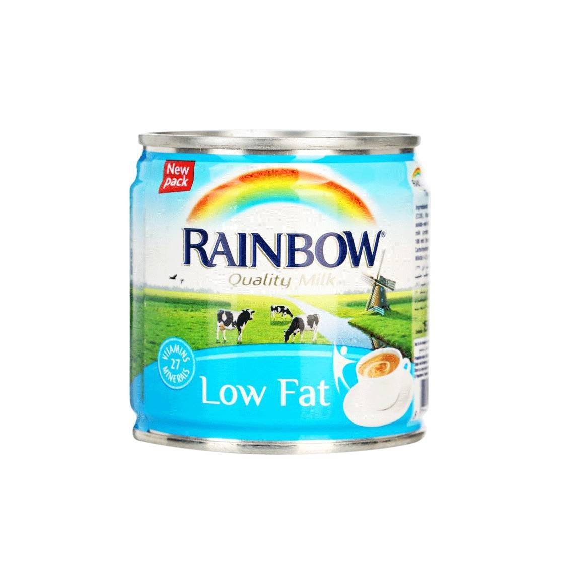 FROZEN & DAIRY Rainbow LowFat Evaporated Milk 160ml